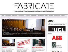 Tablet Screenshot of fabricate2014.org